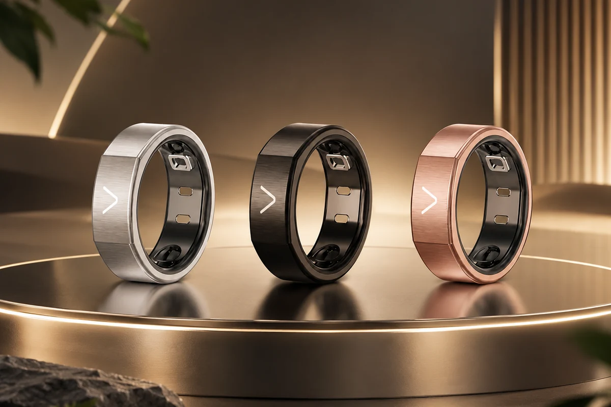 CARE2 Smart Ring in three finishes